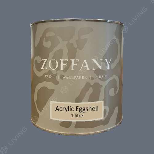 картинка Краска ZOFFANY Acrylic Eggshell цвет REIGN BLUE от LIVING