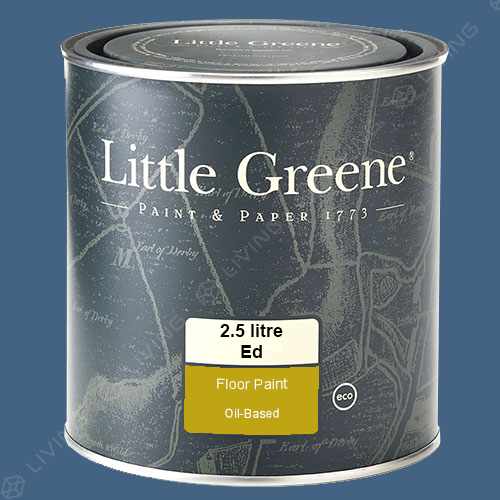 картинка Краска Little Greene Floor Paint цвет Woad №251 от LIVING