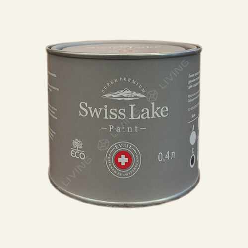 картинка Краска Swiss Lake Wall Comfort 7 цвет white foil №2733 от LIVING