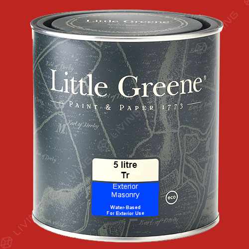 картинка Краска Little Greene Exterior Masonry цвет Atomic Red №190 от LIVING