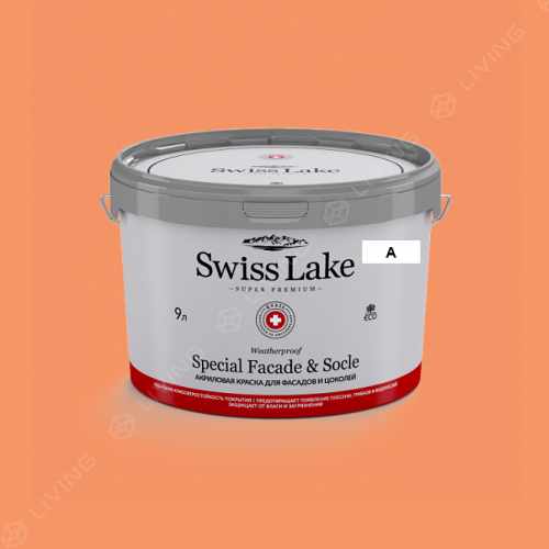 картинка Краска Swiss Lake Special Faсade & Socle цвет Zinnia №1181 от LIVING