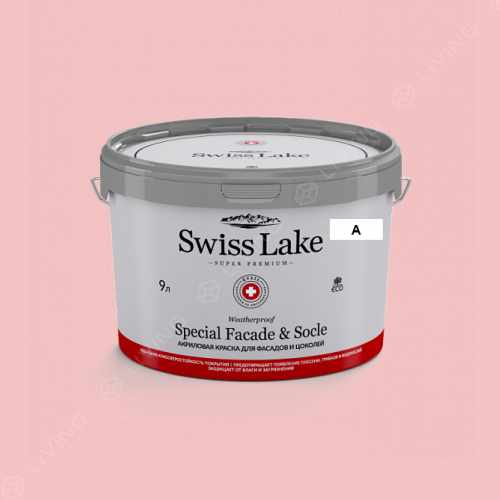 картинка Краска Swiss Lake Special Faсade & Socle цвет pink diamond №1315 от LIVING