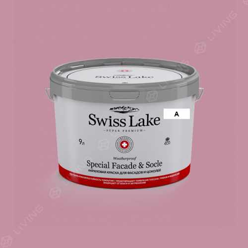 картинка Краска Swiss Lake Special Faсade & Socle цвет azalea №1737 от LIVING