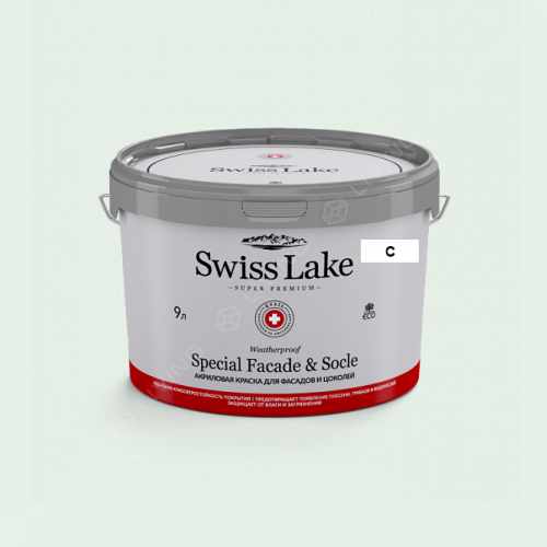 картинка Краска Swiss Lake Special Faсade & Socle цвет leisure green №2448 от LIVING