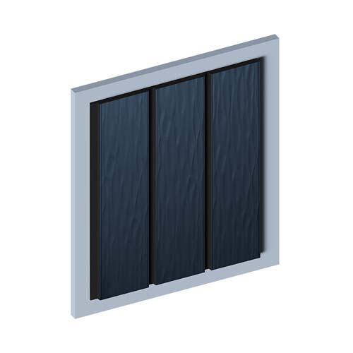 картинка Панель синяя HI WOOD, арт. LV127W BU22K, 12 х 1.2 х 270 см от LIVING