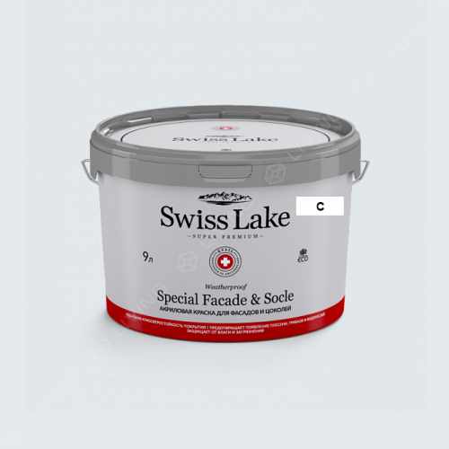 картинка Краска Swiss Lake Special Faсade & Socle цвет Gentle Breeze №1972 от LIVING
