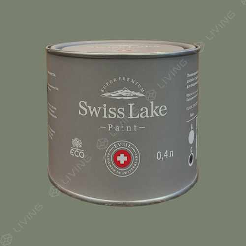 картинка Краска Swiss Lake Wall Comfort 7 цвет dark green №2644 от LIVING
