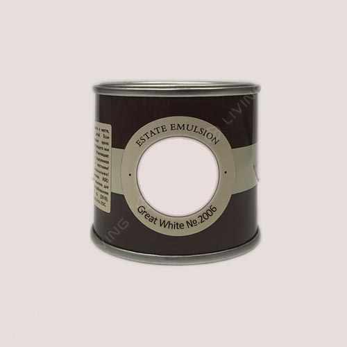 картинка Краска Farrow&Ball Estate Emulsion цвет Great White №2006 от LIVING