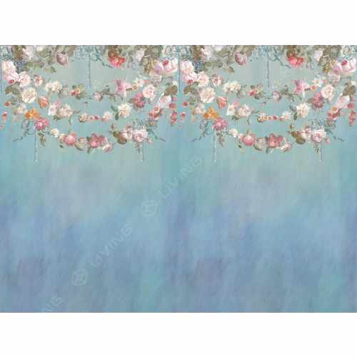 Фреска Affresco, коллекция Цветариум, арт. Flowers On Ribbon Color 1 Россия