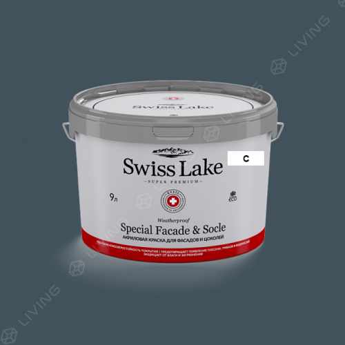 картинка Краска Swiss Lake Special Faсade & Socle цвет MOUNTAIN PINE №2209 от LIVING