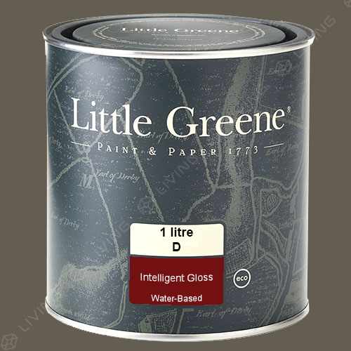 картинка Краска Little Greene Acrylic Gloss (Intelligent Gloss) цвет Grey Moss №234 от LIVING