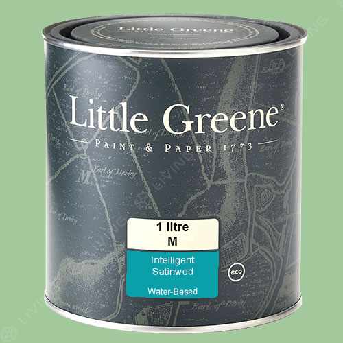 картинка Краска Little Greene Intelligent Satinwood цвет Spearmint №202 от LIVING