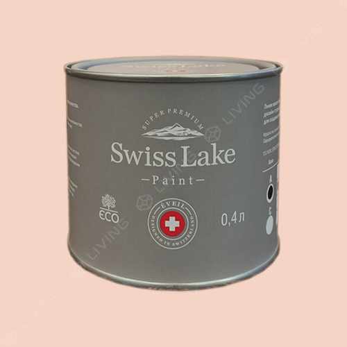 картинка Краска Swiss Lake Wall Comfort 7 цвет barely blush №1452 от LIVING