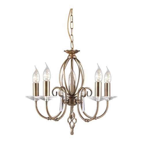 картинка Светильник Elstead Lighting коллекция Aegean, арт. AG5-AGED-BRASS (латунь) от LIVING