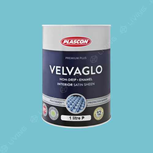 картинка Краска Plascon VELVAGLO WB цвет Frozen Stream арт.B2-B1-4 от LIVING