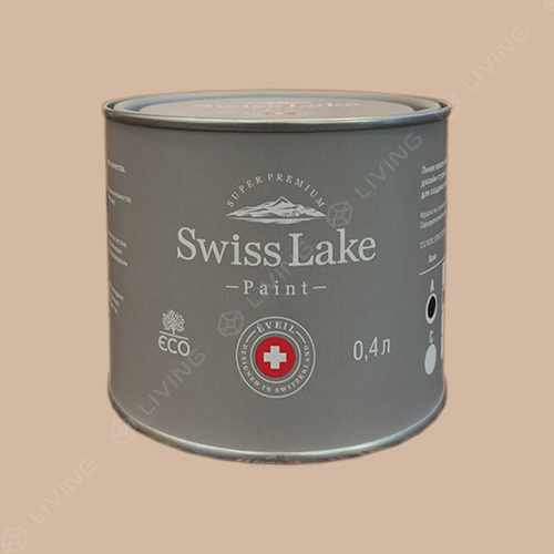 картинка Краска Swiss Lake Wall Comfort 7 цвет metallic gold №825 от LIVING
