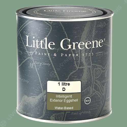 картинка Краска Little Greene Intelligent Exterior Eggshell цвет Aquamarine Deep №198 от LIVING