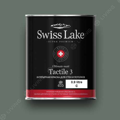 картинка Краска Swiss Lake Tactile 3 цвет fir №2646 от LIVING