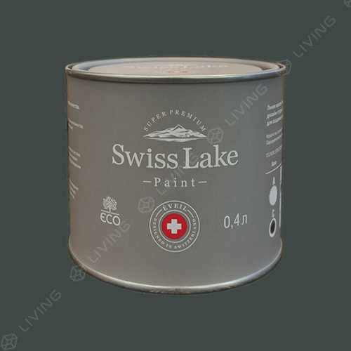 картинка Краска Swiss Lake Wall Comfort 7 цвет crow wing №2650 от LIVING
