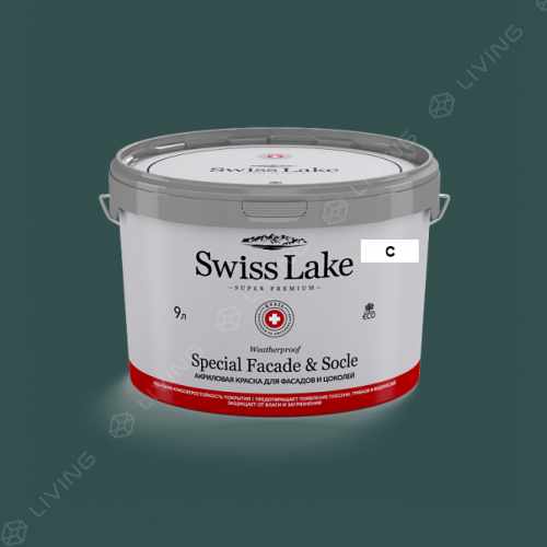 картинка Краска Swiss Lake Special Faсade & Socle цвет cadmium green №2310 от LIVING
