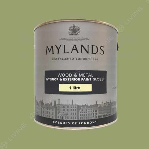 картинка Краска Mylands Wood&metal Gloss цвет Stockwell Green №203 от LIVING