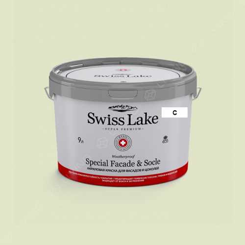 картинка Краска Swiss Lake Special Faсade & Socle цвет passionate pause №2592 от LIVING