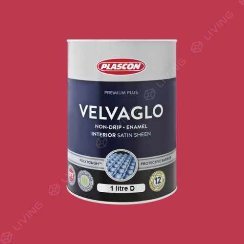 картинка Краска Plascon VELVAGLO WB цвет Lobster Red арт.R5-B1-1 от LIVING