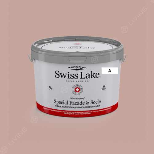 картинка Краска Swiss Lake Special Faсade & Socle цвет pebble stone №1580 от LIVING
