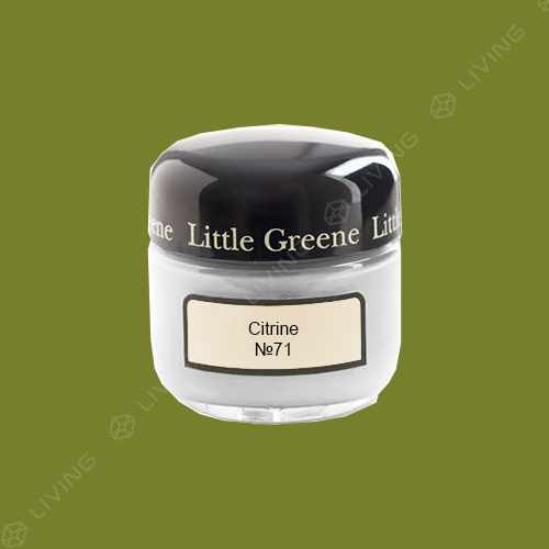 картинка Краска Little Greene Acrylic Matt (Absolute Matt Emulsion) цвет Citrine №71 от LIVING