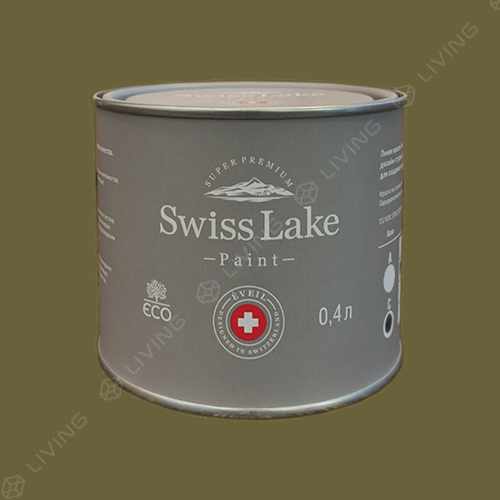 картинка Краска Swiss Lake Wall Comfort 7 цвет rifle green №2558 от LIVING