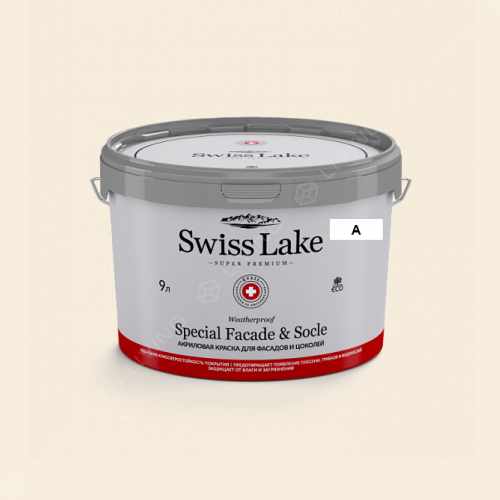 картинка Краска Swiss Lake Special Faсade & Socle цвет virginity №175 от LIVING