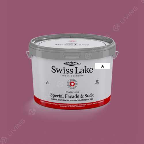 картинка Краска Swiss Lake Special Faсade & Socle цвет FUCHSIA FLOCK №1698 от LIVING