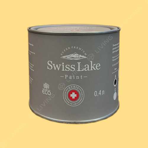 картинка Краска Swiss Lake Wall Comfort 7 цвет fresh lemon №1033 от LIVING