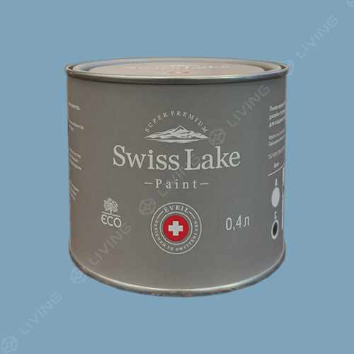 картинка Краска Swiss Lake Wall Comfort 7 цвет SERENE STREAM №2196 от LIVING
