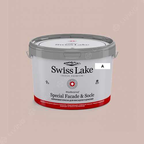 картинка Краска Swiss Lake Special Faсade & Socle цвет light mocha №1588 от LIVING