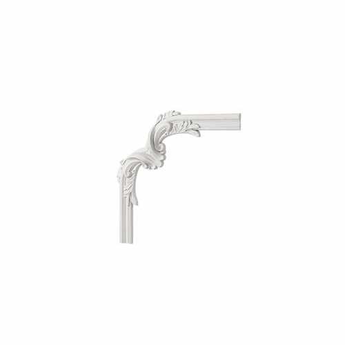 Декоративный уголок Decor-Dizayn, белый, арт. C2-DD400, коллекция DD, 31 х 31 х 1,6 см Россия