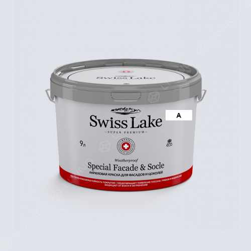 картинка Краска Swiss Lake Special Faсade & Socle цвет Ski Valley №1771 от LIVING