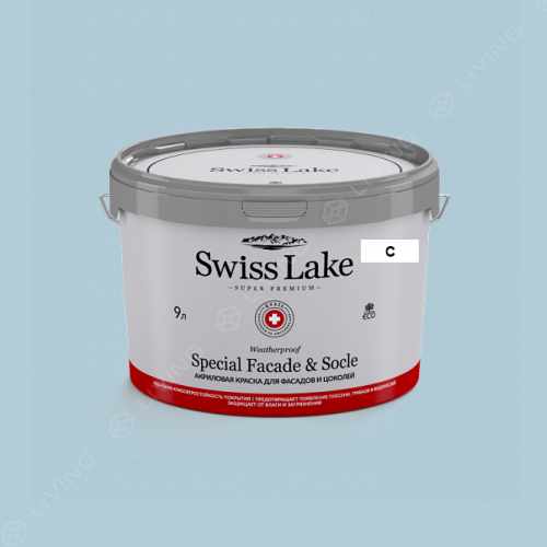 картинка Краска Swiss Lake Special Faсade & Socle цвет PISTACHIO CREAM №2179 от LIVING