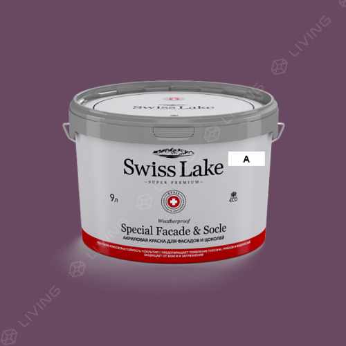 картинка Краска Swiss Lake Special Faсade & Socle цвет grape jam №1855 от LIVING