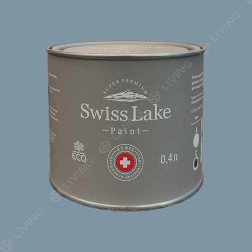 картинка Краска Swiss Lake Wall Comfort 7 цвет BLUE BLOOD №2205 от LIVING