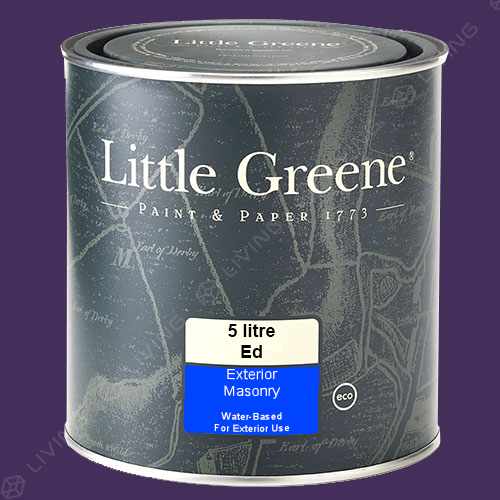 картинка Краска Little Greene Exterior Masonry цвет Purpleheart №188 от LIVING