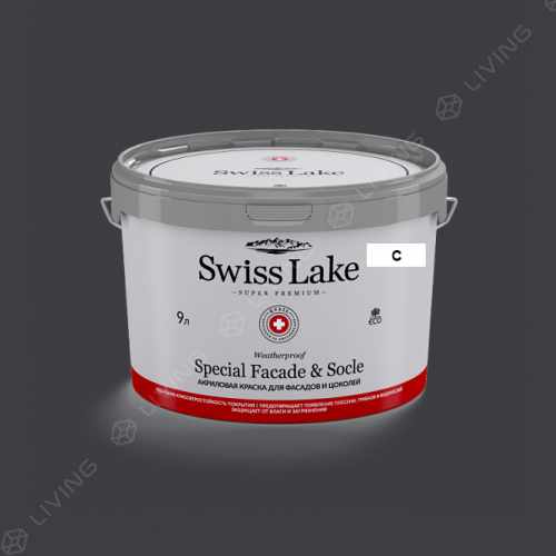 картинка Краска Swiss Lake Special Faсade & Socle цвет off the road №2960 от LIVING