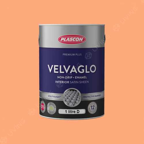 картинка Краска Plascon VELVAGLO цвет Olea Orange арт.O7-B1-3 от LIVING
