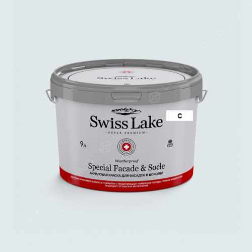 картинка Краска Swiss Lake Special Faсade & Socle цвет PRELUDE №1961 от LIVING