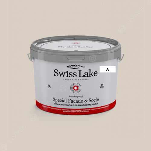 картинка Краска Swiss Lake Special Faсade & Socle цвет SPRING THAW №566 от LIVING