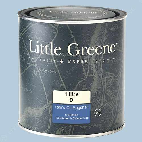 картинка Краска Little Greene Toms Oil Eggshell цвет Pale Wedgwood №249 от LIVING