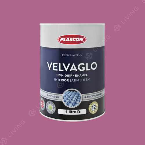 картинка Краска Plascon VELVAGLO WB цвет Peony Prize арт.P7-B1-2 от LIVING