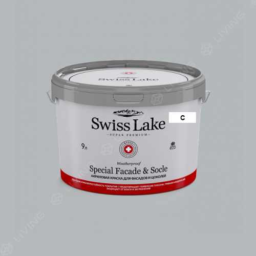 картинка Краска Swiss Lake Special Faсade & Socle цвет alps №2893 от LIVING