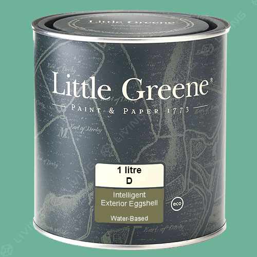 картинка Краска Little Greene Intelligent Exterior Eggshell цвет Turquoise Blue №93 от LIVING