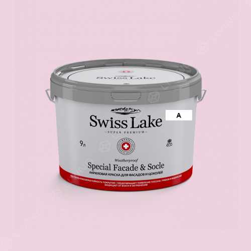 картинка Краска Swiss Lake Special Faсade & Socle цвет PINK PAIL №1658 от LIVING